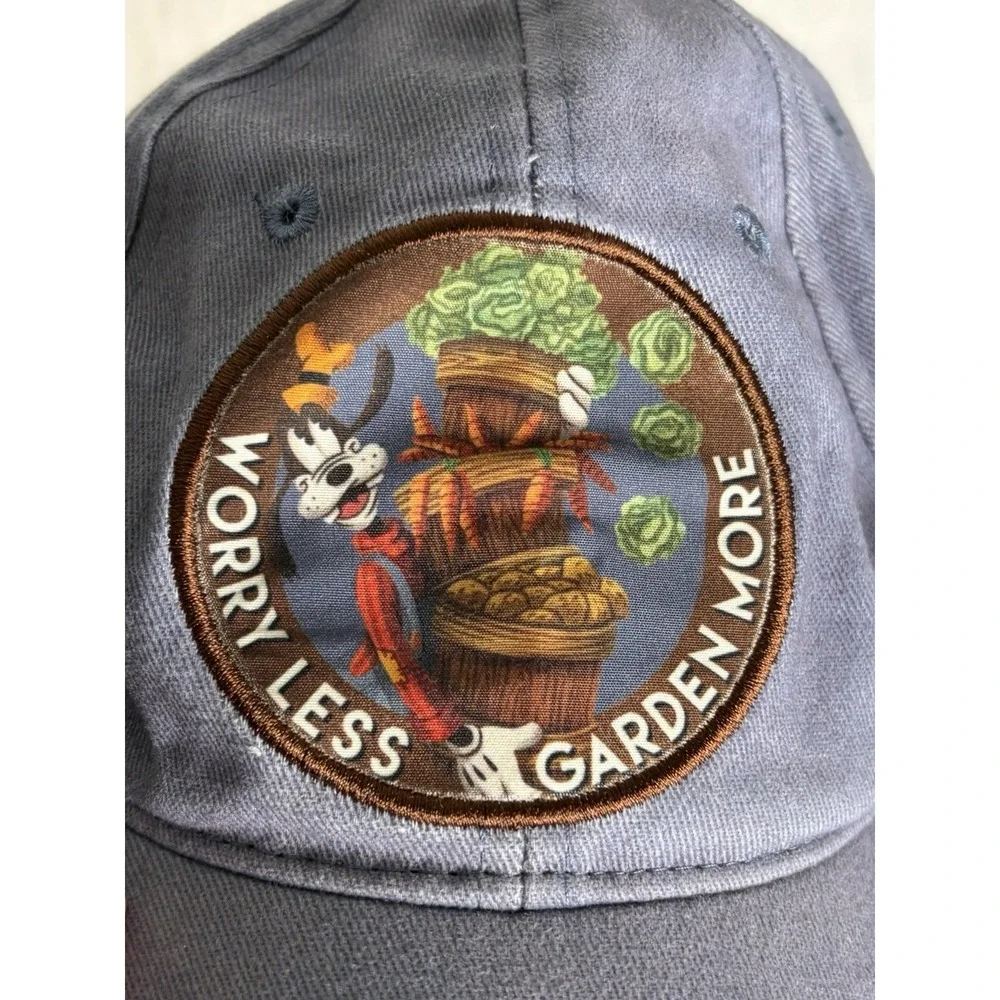 Disney Passholder Hat 2019 EPCOT Flower & Garden More Festival Goofy Worry Less